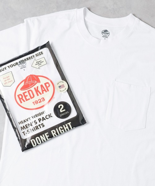 RED KAP（レッドキャップ） tシャツ 半袖 パックポケットTシャツ