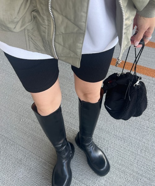I-SOOK（アイスー） ハーフパンツ パンツ ハーフリブレギンス（chiica