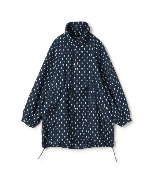 SOULEIADO（ソレイアード） モッズコート コート ポリエステルプリント