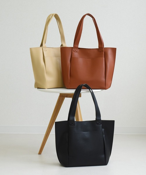 DAY CLOSET トートバッグ 「A4収納可能」マルチに使えるきれいめ合皮