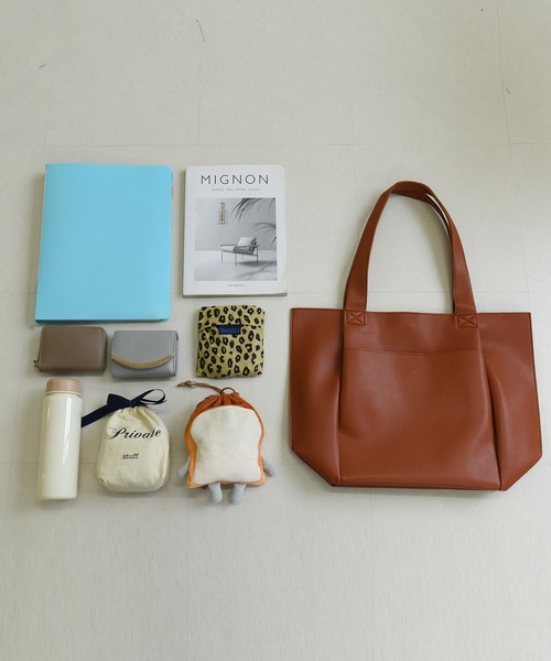 DAY CLOSET トートバッグ 「A4収納可能」マルチに使えるきれいめ合皮