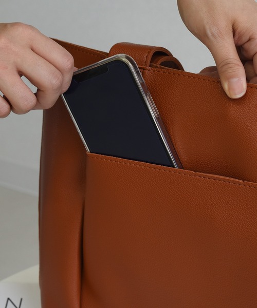 DAY CLOSET トートバッグ 「A4収納可能」マルチに使えるきれいめ合皮