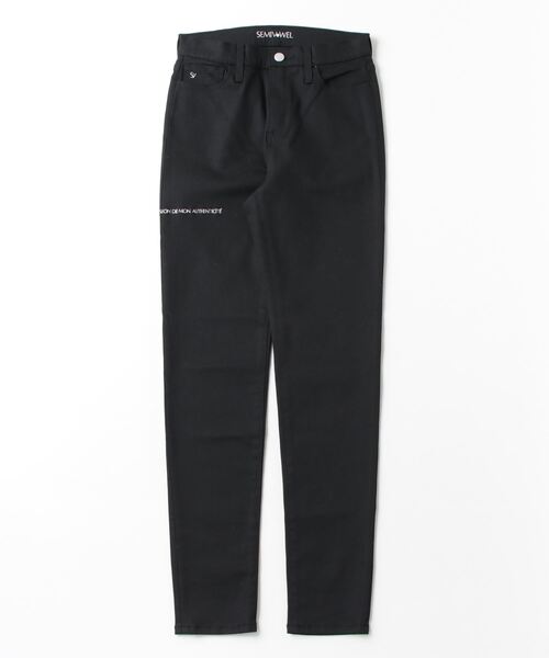 パンツ 「SEMIVOWEL」セミヴァウル スキニー　ACE TIMELESS BLACK メンズ レディース | fridge