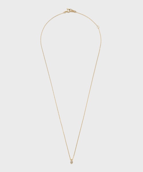 ネックレス K10ダイヤモンドネックレス（0.05ct） レディースの画像
