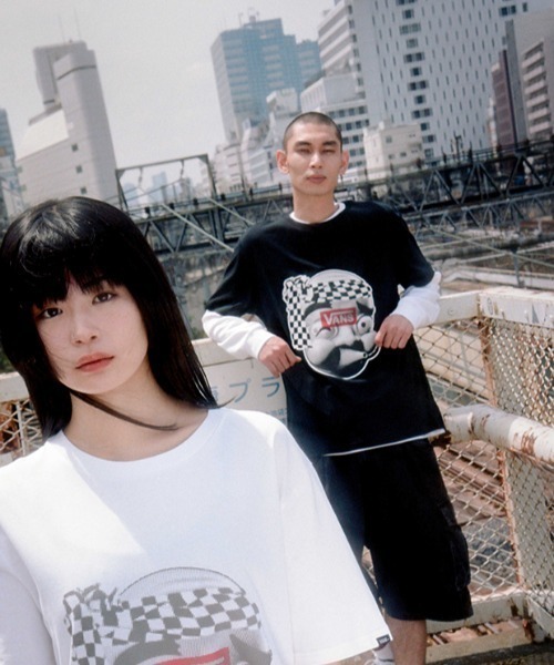 VANS × JAPAN CULTURE★DARUMA TEE Tシャツ VANS】 ヴァンズ DARUMA TEE ABC ショートスリーブ VN000NUUBLK