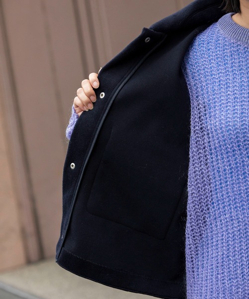 未使用 muta レディース ポンチブルゾン ダブルジップ ブルゾン 紺ネイビー 未使用 muta レディース ポンチブルゾン ダブルジップ ブルゾン 紺