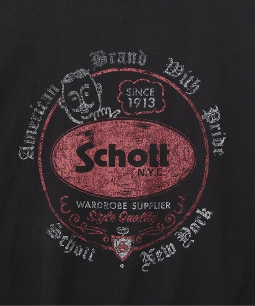 トレーナー スウェット Schott/ショット/CREW SWEAT CIRCLE ICON/クルーネックスウェット サークルアイコン