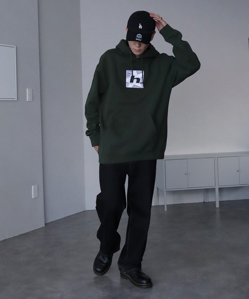 関税込み♪【HUF】H Star ロゴ★プルオーバー フーディ パーカー HUF パーカー 「HUF/ハフ」H STAR P/O HOODIE / Hスター プル