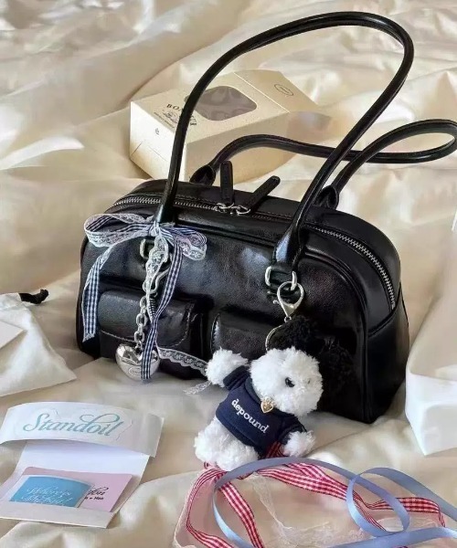 ほむら　ボストンショルダーバッグ（M）ハンドメイド ほむら ボストンショルダーバッグ（M）ハンドメイド