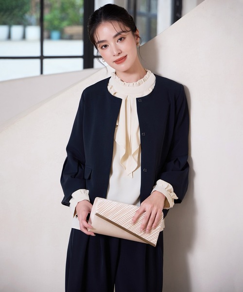 DRESS PLUS セットアップ パンツドレスドレス ブラック XL DRESS PLUS（ドレスプラス）の「パンツドレスセットアップドレス