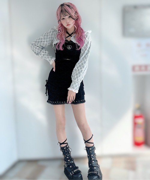Ank Rouge（アンクルージュ） パーカー チュールフリルショート