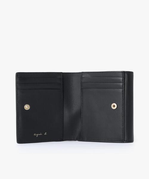 【極美品】アニエスベー ブラック 二つ折り財布 アニエスベー 財布 二つ折りのおすすめ人気商品一覧 通販