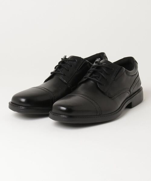 Clarks 黒 レザー ドレスシューズ セール】Becken Lace / ベッケンレース (ブラックレザー