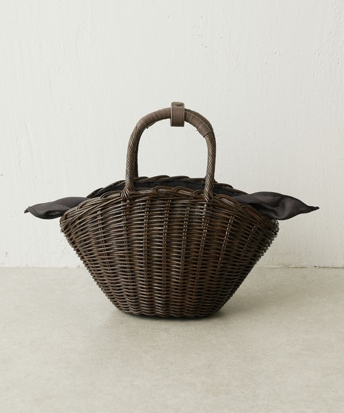 【新品】 かごバッグ　バグマティ　ブラウン The Bagmati 「The Bagmati」 かごバッグ - ブラウン レディース