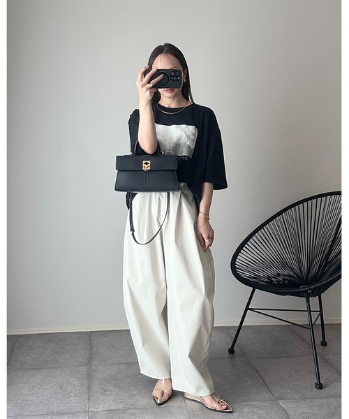 Eclat one tシャツ 「Eclat one」フォトプリント ロゴ ビッグサイズT