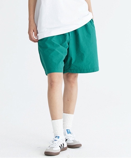 rehacer（レアセル） パンツ R. : Nylon Wide Easy Shorts メンズ