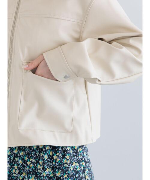 Te chichi（テチチ） ジャケット ノーカラージャケット 「宮本茉由着用