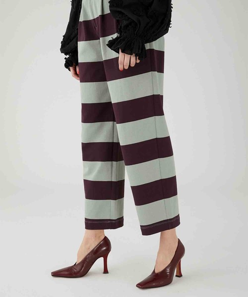 パンツ crinkle crinkle crinkle border pants crinkle パンツ 「crinkle crinkle」border pants/ボーダー