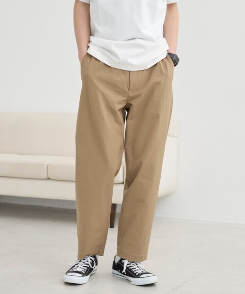 coen（コーエン） パンツ エンボス加工ビンテージライクイージーパンツ