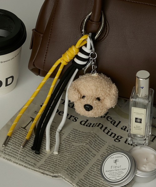 BONLECILL Marche キーホルダー 「BONLECILL Marche」テディドッグ