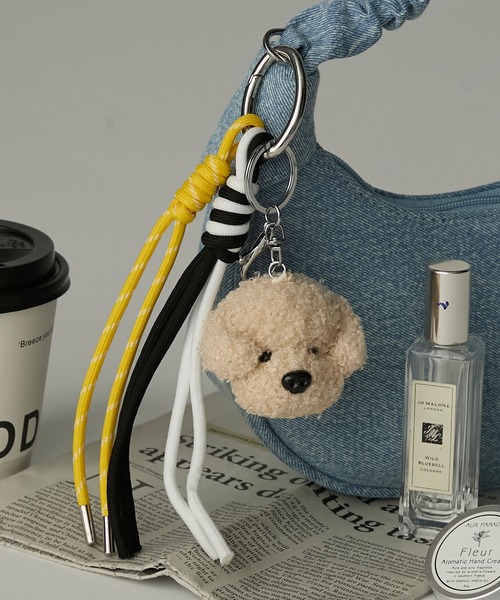 BONLECILL Marche キーホルダー 「BONLECILL Marche」テディドッグ