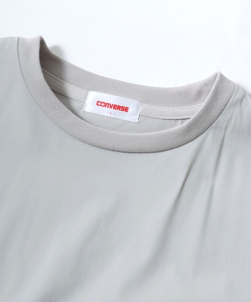 tシャツ CONVERSE/コンバース 接触冷感 ストレッチ 吸水速乾 オーバーサイズ ロゴ ワンポイント ドローコード 半袖Tシャツ/レディース メ | CONVERSE | 10