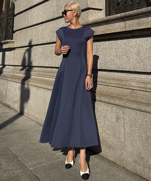 ワンピース フレンチ美シルエットとろみワンピース : ZOZOTOWN Yahoo