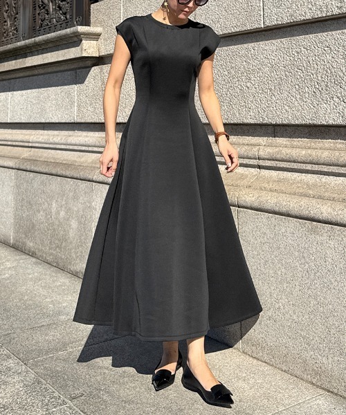 ワンピース フレンチ美シルエットとろみワンピース : ZOZOTOWN
