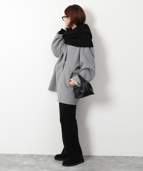 SLOBE IENA（スローブイエナ） ノーカラージャケット FREE ネイビー