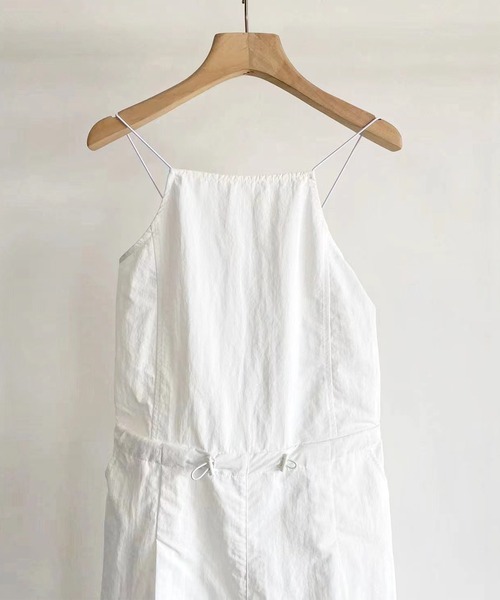 SUWDEE サロペット オーバーオール back open camisole salopette 