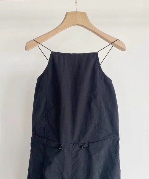 SUWDEE サロペット オーバーオール back open camisole salopette 