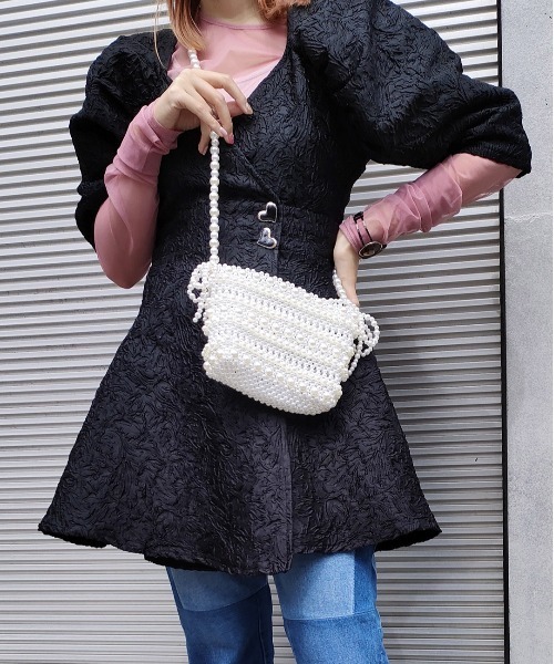 「Casselini」 ショルダーバッグ FREE シルバー レディース_画像3