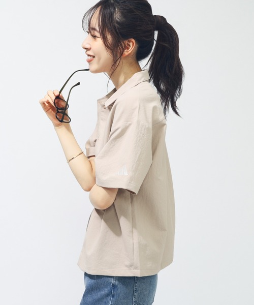 adidas tシャツ アディダス W LUX CA COLLARシャツ AP