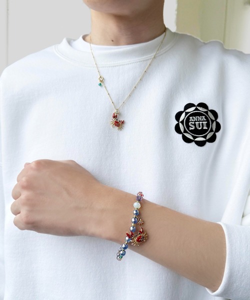 ANNA SUI ネックレス カニモチーフ レディース : ZOZOTOWN Yahoo