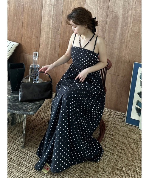 【LILYBRWON】ボリュームリボン2wayワンピース LILY BROWN（リリーブラウン） ワンピース ボリュームリボン2way