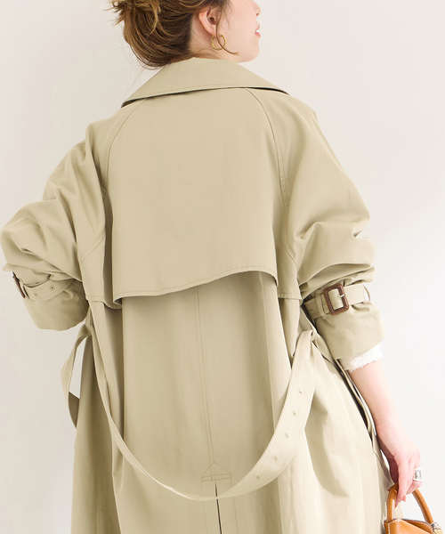 B.C STOK トレンチコート B.C STOCK ベーセーストック】ルーズトレンチ