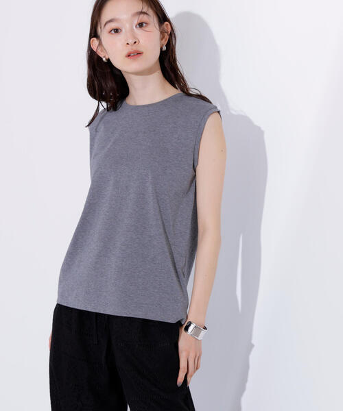 タンクトップ ノースリーブ PLAYFUL ノースリTEE レディース N.Natural Beauty Basic タンクトップ ノースリーブ メタル