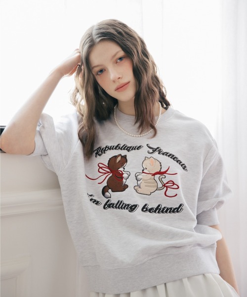 tシャツ L16 LOVELY SWEATSHIRT レディース