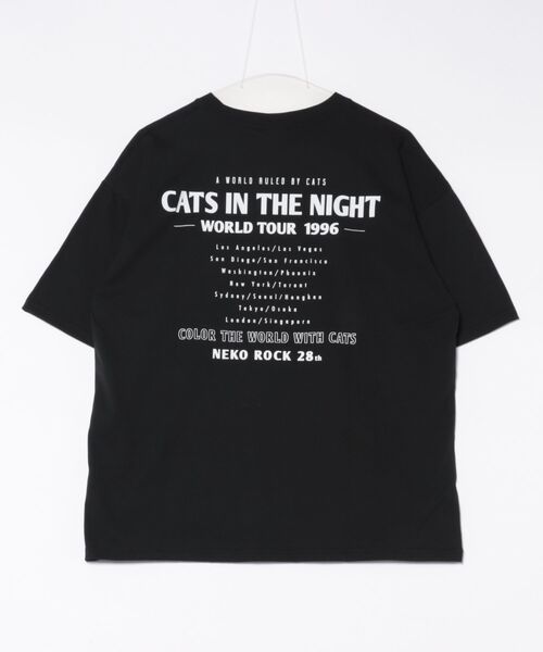 8（eight） tシャツ キャット ワイドシルエットTシャツ メンズ