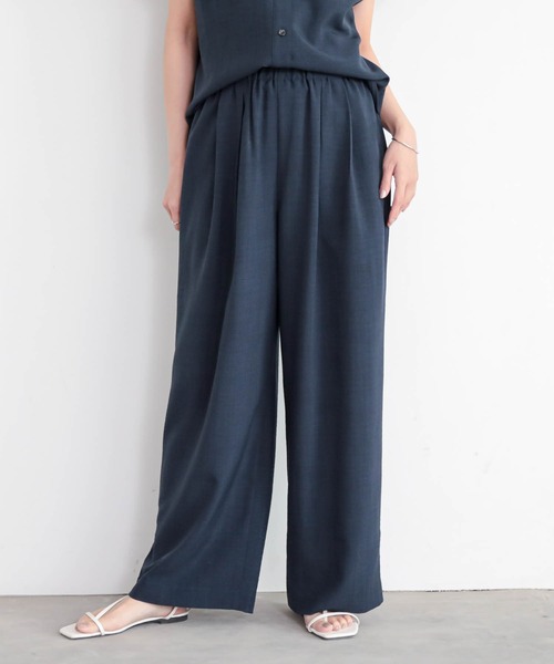 for/c（フォーシー） パンツ 「低身長/高身長向けサイズ有」リネン