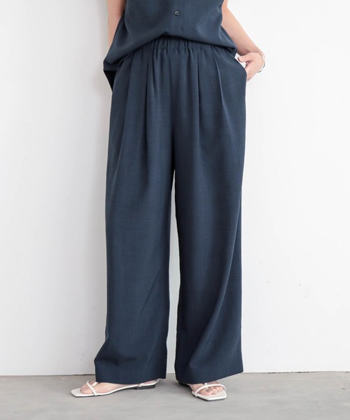 for/c（フォーシー） パンツ 「低身長/高身長向けサイズ有」リネン