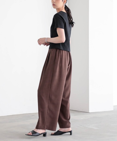 for/c（フォーシー） ワイドパンツ パンツ 「低身長/高身長向けサイズ