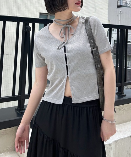 PAGEBOY（ページボーイ） tシャツ キラキラカットホック(半袖