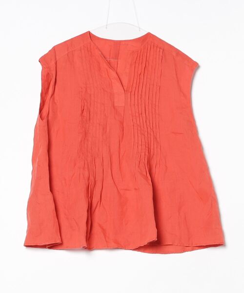 「DRESSTERIOR」 ノースリーブブラウス 38 レッド レディース