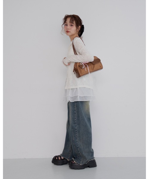wide loose denim ジュメロ jumelle wide loose denim（デニムパンツ）｜jumelle（ジュメロ）の