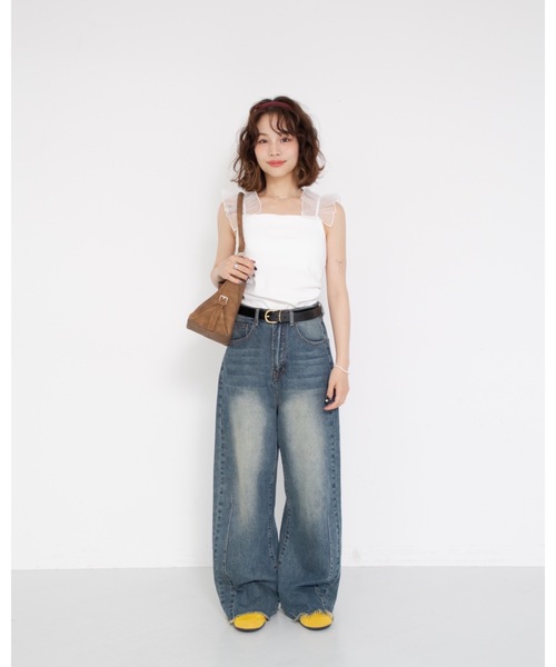 JUMELLE（ジュメロ） ワイドパンツ ジーンズ デニム デニムパンツ wide