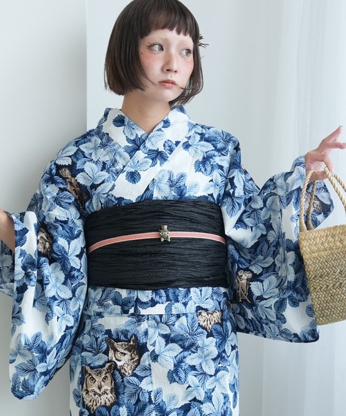 utatane 浴衣 ひとりで着れる！かんたん二部式浴衣セット ニコ