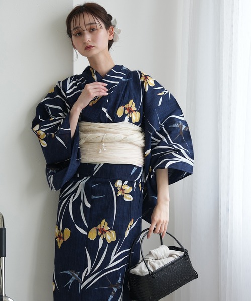 utatane 浴衣 ひとりで着れる！かんたん二部式浴衣セット ニコ