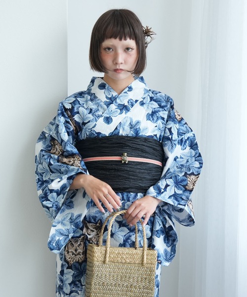 utatane 浴衣 ひとりで着れる！かんたん二部式浴衣セット ニコ