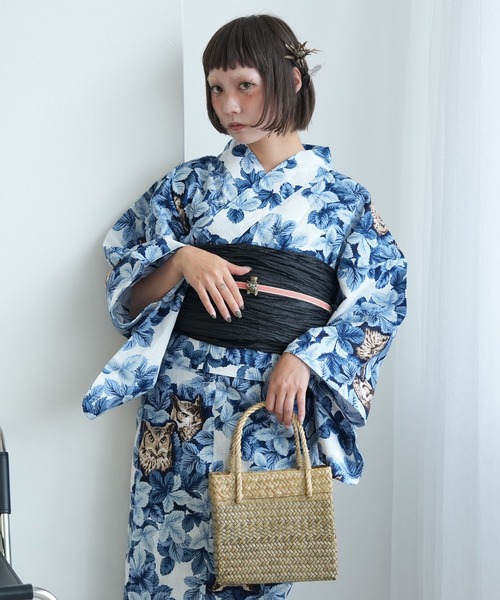 utatane 浴衣 ひとりで着れる！かんたん二部式浴衣セット ニコ